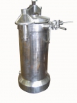 Embutideira Pneumtica inox, 2 sadas, 180LTS